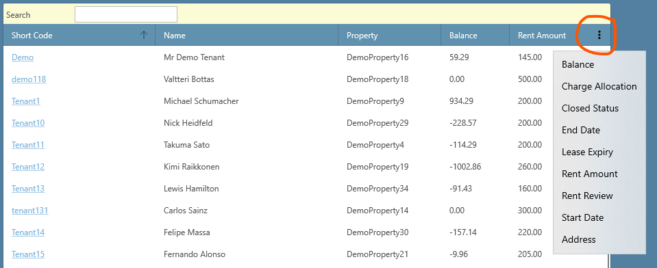 Choose your own custom columns